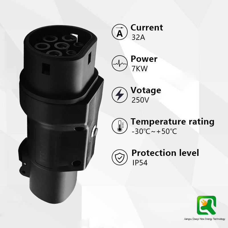 EVqiaoyi Tesla to Type2 EV Adapter is a changer for Tesla owners. It bridges the charging gap, letting you use common Type2 stations. Hassle - free and essential for convenient charging on the go.