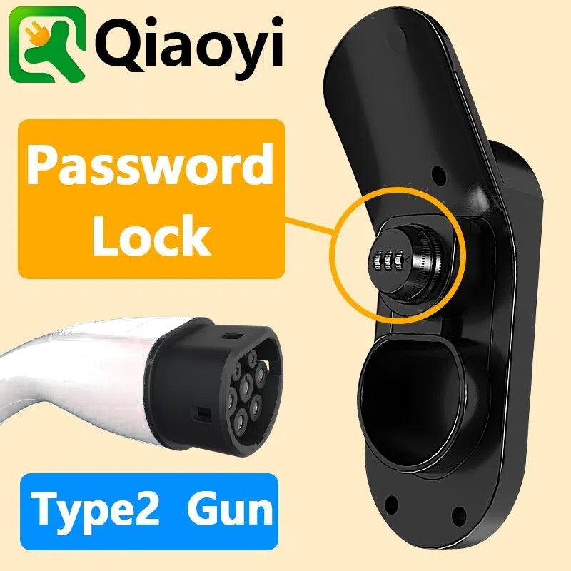 EVqiaoyi holder is an incredibly handy accessory,It's designed to securely hold your charger gun head