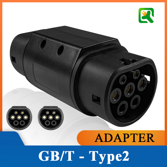 EVqiaoyi GBT to Type2 EV Adapter is a godsend for EV owners. It effortlessly connects GBT cars to Type2 chargers, expanding charging options and making every journey hassle - free.