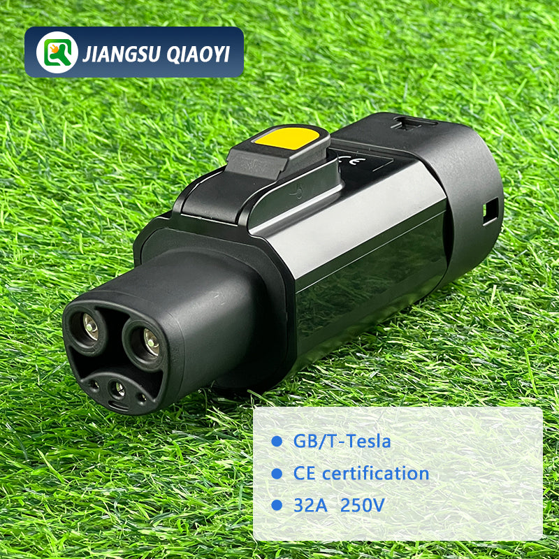 GBT EV Adapter for Tesla 32A 7KW Fast Charging Connector Compatible with Model S/X/Y/3