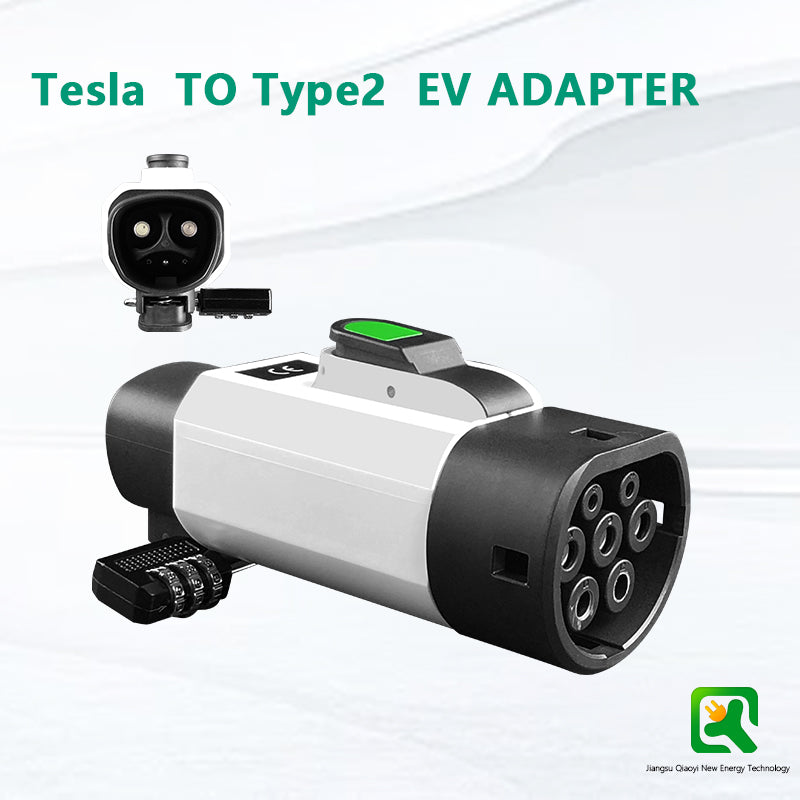 Tesla to type2 adapter Electric vehicle AC charging adapter Tesla Pile to type2 Car electric vehicle converter