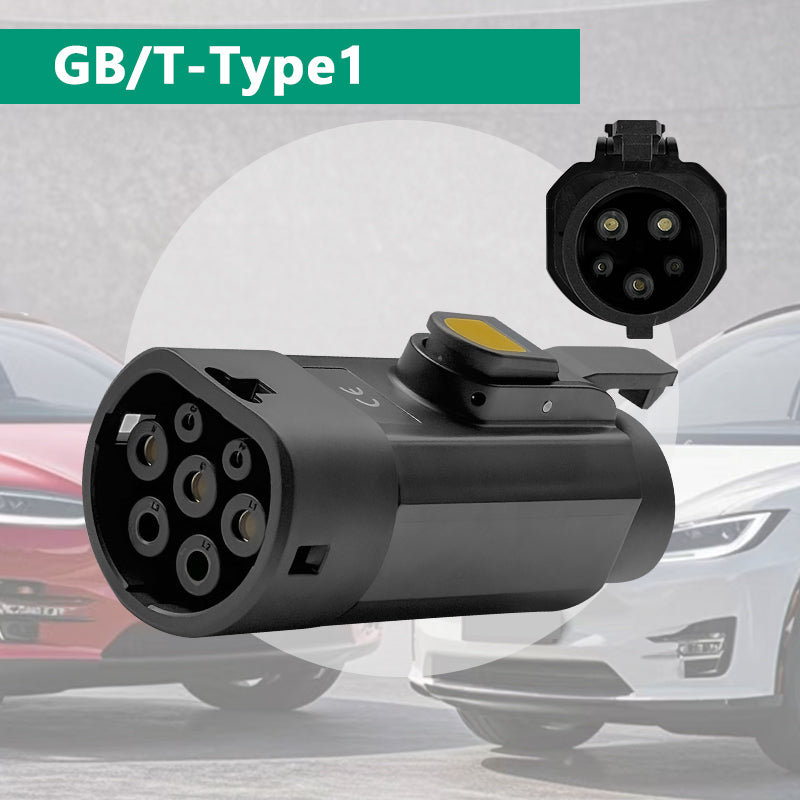 GBT to Type1 EV Charging Adapter 32A Charger Converter for SAE J1772 Electric Vehicles