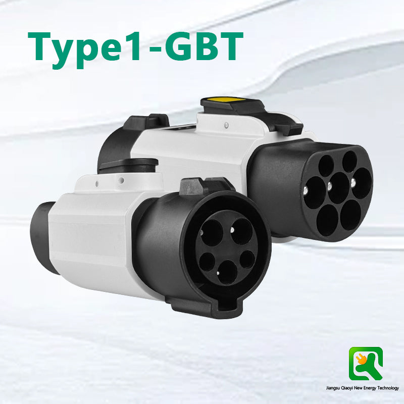 EVqiaoyi J1772 to GB/T adapter Anti-theft EV pile type1 to GB/T Car Charging Adaptor For BYD JAC
