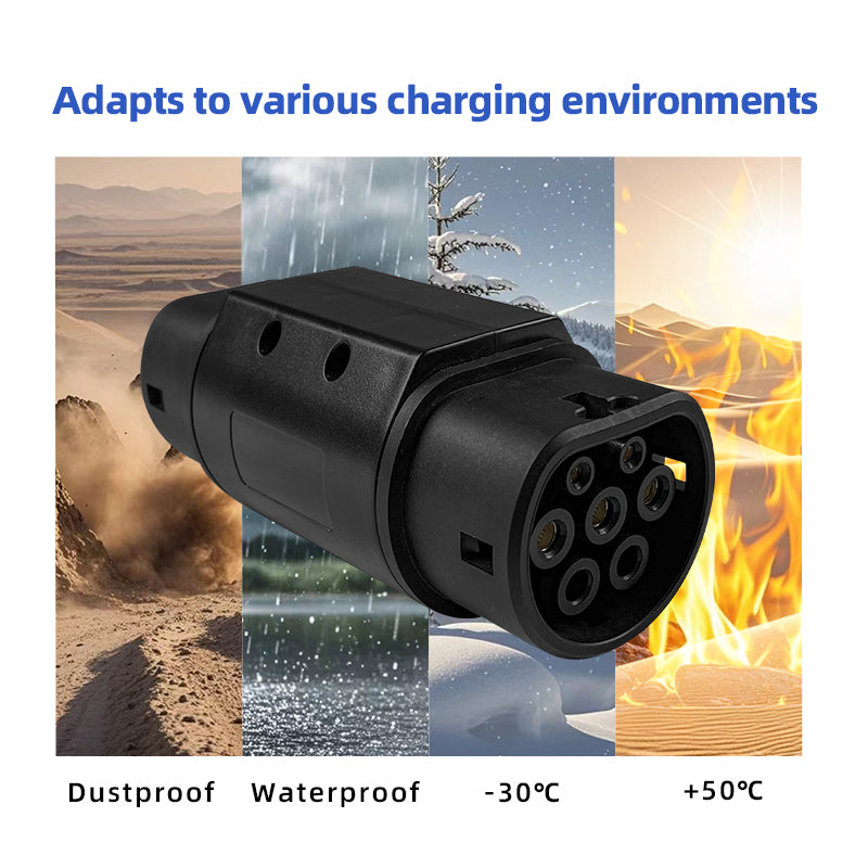 EVqiaoyi GBT to Type2 EV Adapter is a godsend for EV owners. It effortlessly connects GBT cars to Type2 chargers, expanding charging options and making every journey hassle - free.