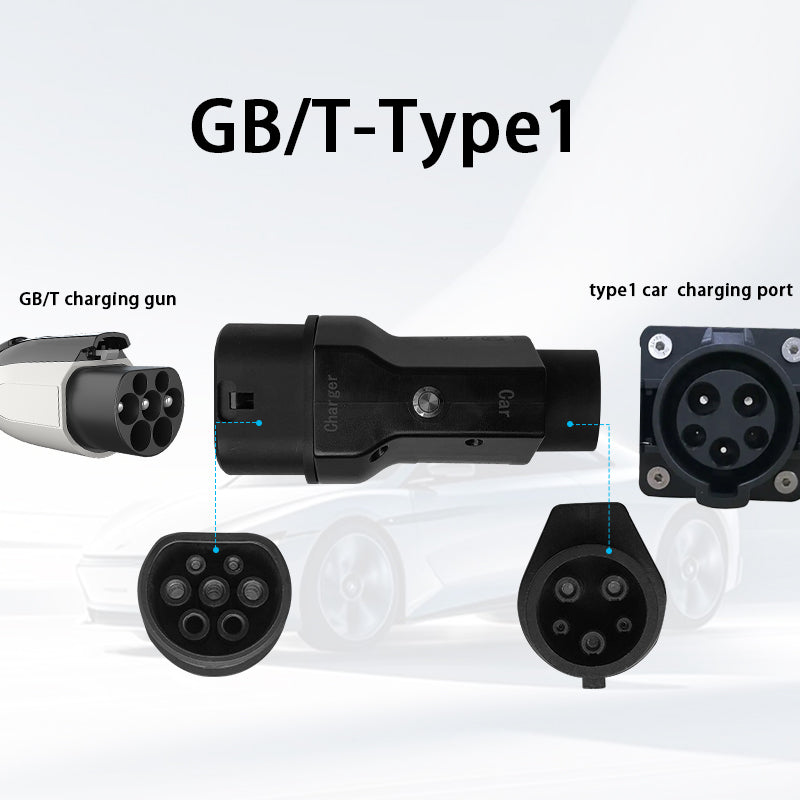 GBT to type1  adapter Electric vehicle AC charging adapter GBT Pile to type1 Car electric vehicle converter