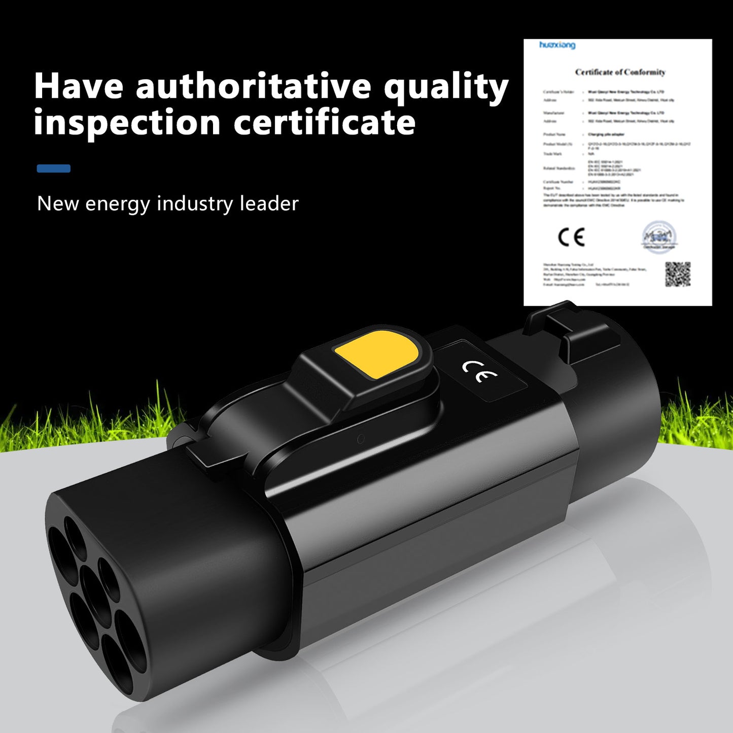 EVqiaoyi J1772 to GB/T adapter Anti-theft EV pile type1 to GB/T Car Charging Adaptor For BYD JAC