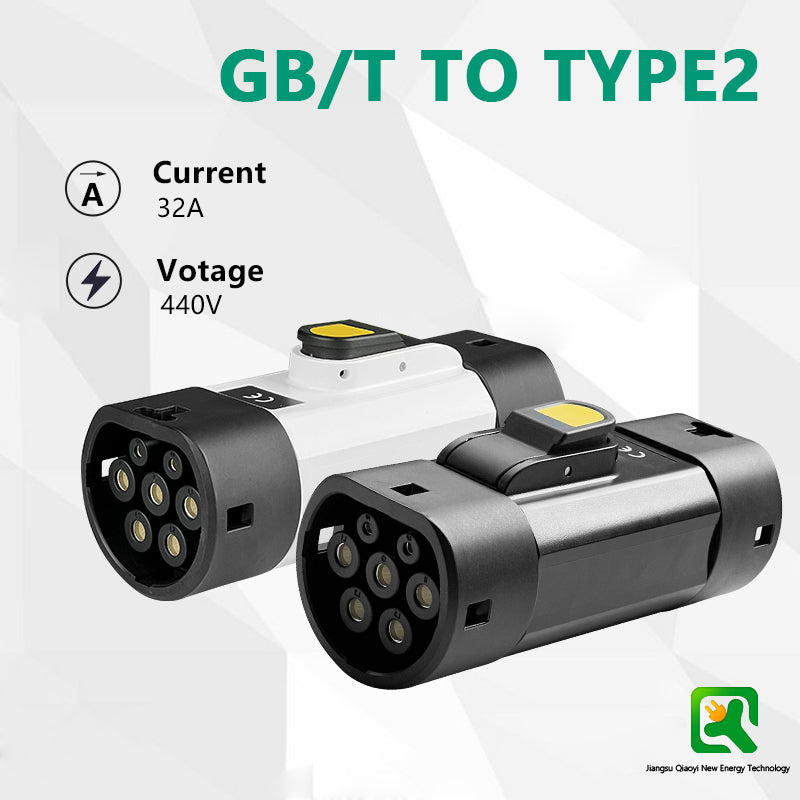 GBT to TYPE2 adapter Electric vehicle AC charging adapter GBT Pile to TYPE2 Car electric vehicle converter