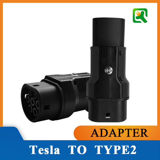 EVqiaoyi Tesla to Type2 EV Adapter is a changer for Tesla owners. It bridges the charging gap, letting you use common Type2 stations. Hassle - free and essential for convenient charging on the go.