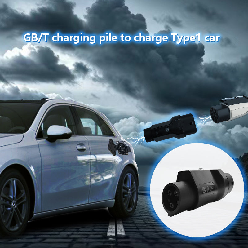 GBT to type1  adapter Electric vehicle AC charging adapter GBT Pile to type1 Car electric vehicle converter
