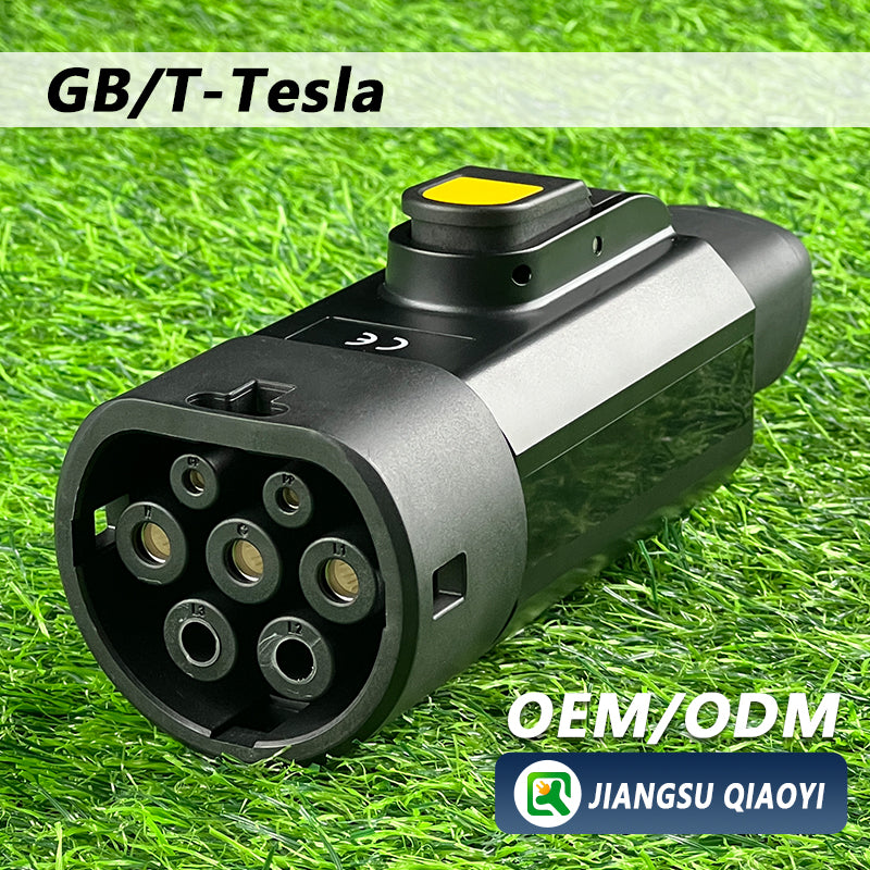 GBT EV Adapter for Tesla 32A 7KW Fast Charging Connector Compatible with Model S/X/Y/3