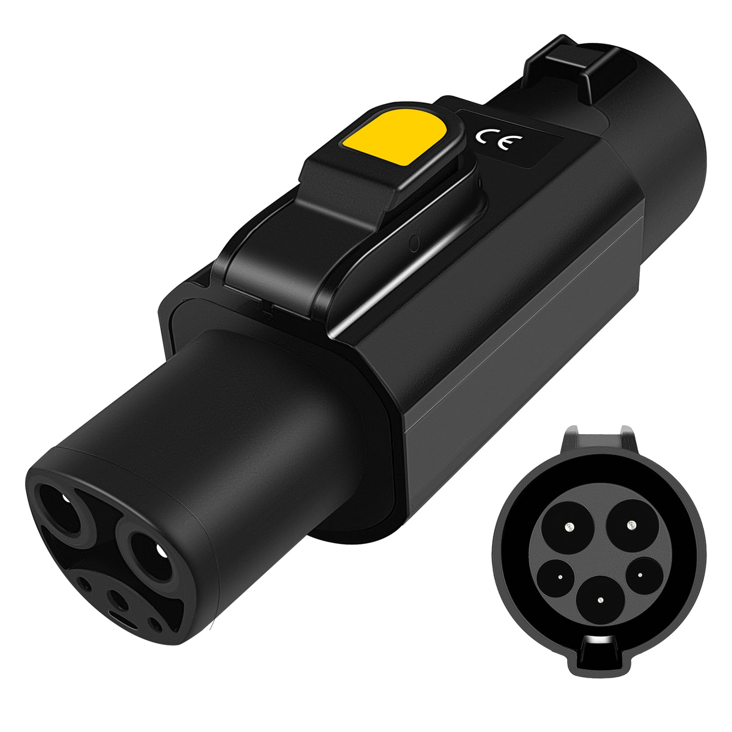 EV Charger type1/J1772 to Tesla Adapte 32A 7kw 250V Compatible with SAE Type1/J1772, EV Type1/J1772 to Tesla Adapter