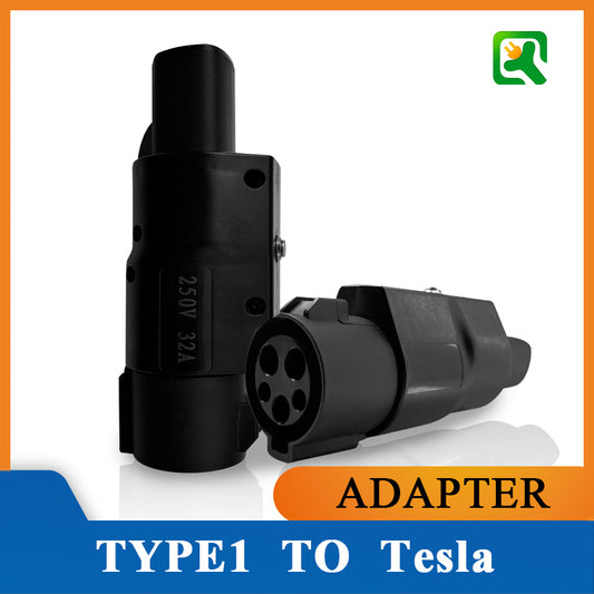 J1772/Type1 to Tesla Adapter 50A 120V/240V J1772/Type1 to Tesla Charger Converter for ModelY/S/X/3 SAE Standard EV Charging Adapter
