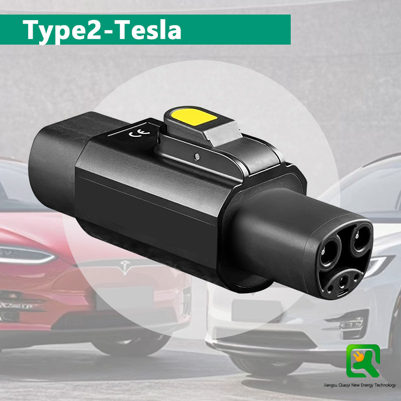 Type 2 to Tesla adapter Electric vehicle AC charging adapter type2 Pile to Tesla Car electric vehicle converter
