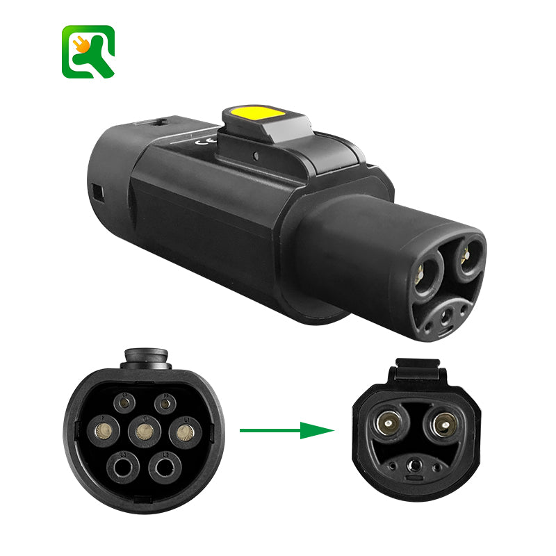 GBT EV Adapter for Tesla 32A 7KW Fast Charging Connector Compatible with Model S/X/Y/3
