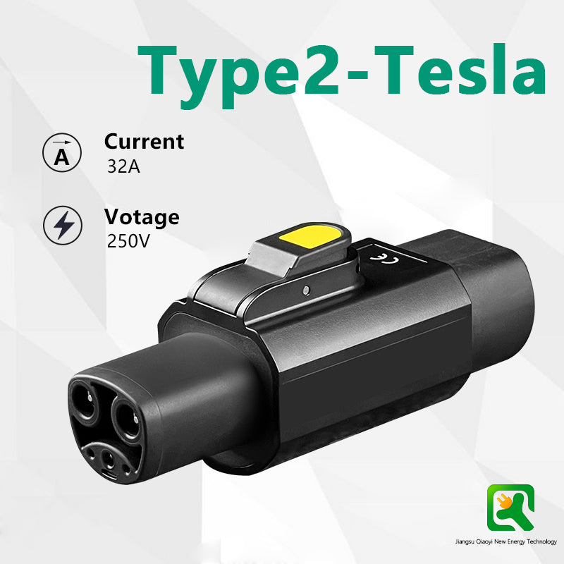 Type 2 to Tesla adapter Electric vehicle AC charging adapter type2 Pile to Tesla Car electric vehicle converter