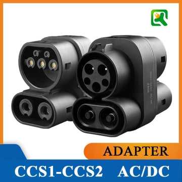 EV CCS1 to CCS2 adapter supports DC and AC CCS1 charger to CCS2 suitable for new energy vehicle fast charging adapter